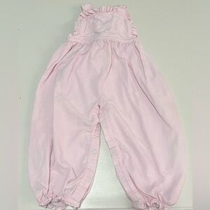 Charming Pink Kids Overalls